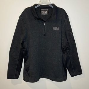 NRA Quarter Zip Pullover Mens XL